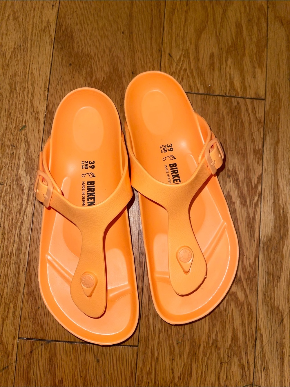 Birkenstock Kids Bright Orange EVA Thong Sandals